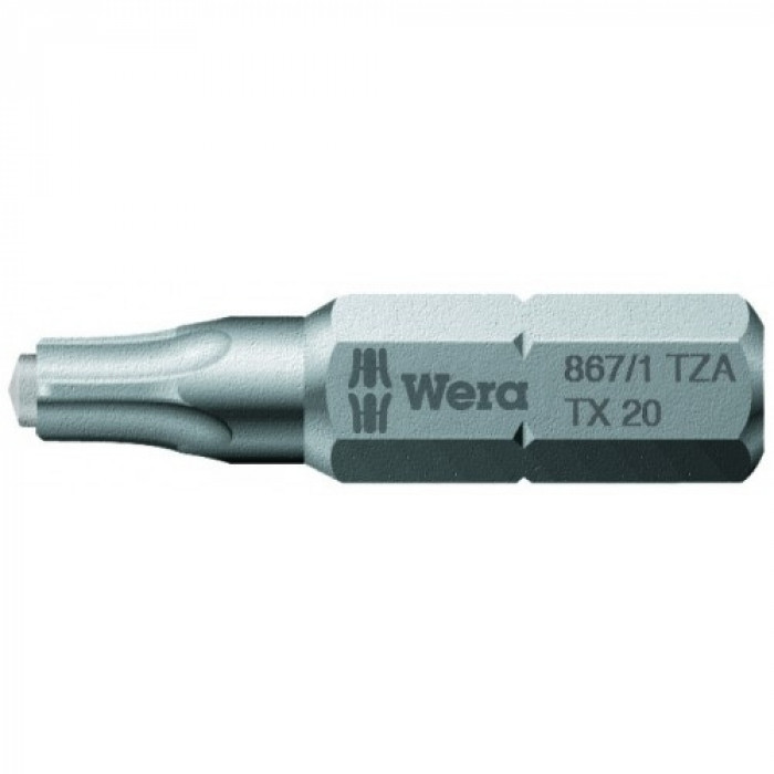 Бита TX 15/25 мм 867/1 ZA TORX с цапфой 066081 Wera Бита TX 15/25 мм 867/1 ZA TORX с цапфой 066081 Wera