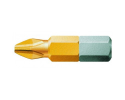 Бита РН 2/25 мм WERA 851/1 TiN 480172 Бита РН 2/25 мм WERA 851/1 TiN 480172