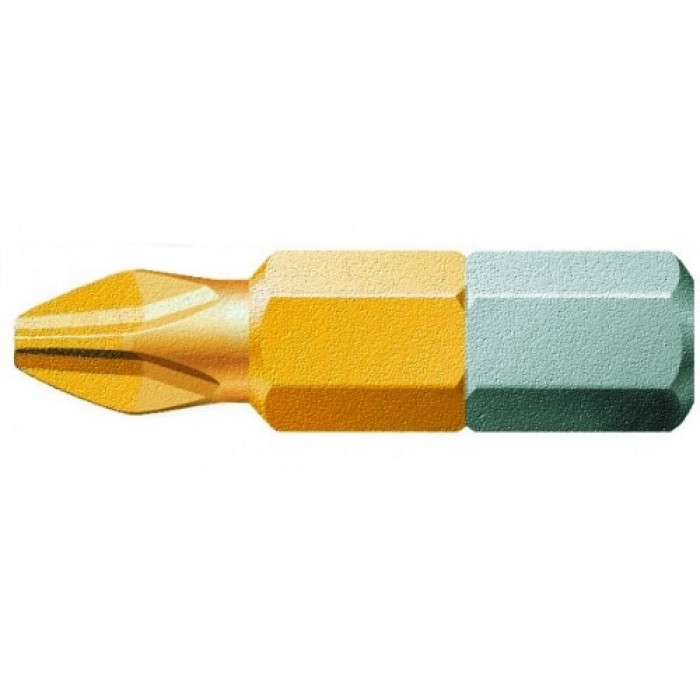 Бита РН 2/25 мм WERA 851/1 TiN 480172 Бита РН 2/25 мм WERA 851/1 TiN 480172