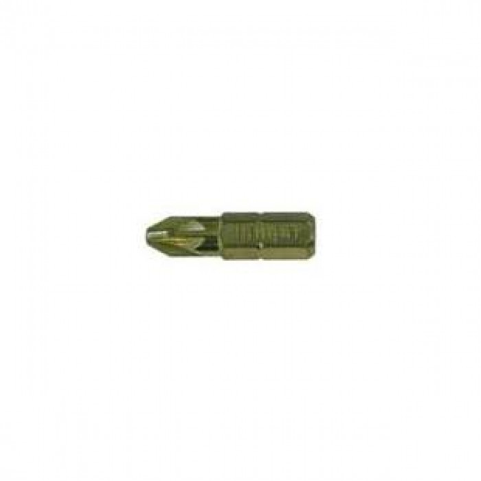 Бита-насадка TiN PZ1/25, 1/4" (10 шт) Бита-насадка TiN PZ1/25, 1/4" (10 шт)