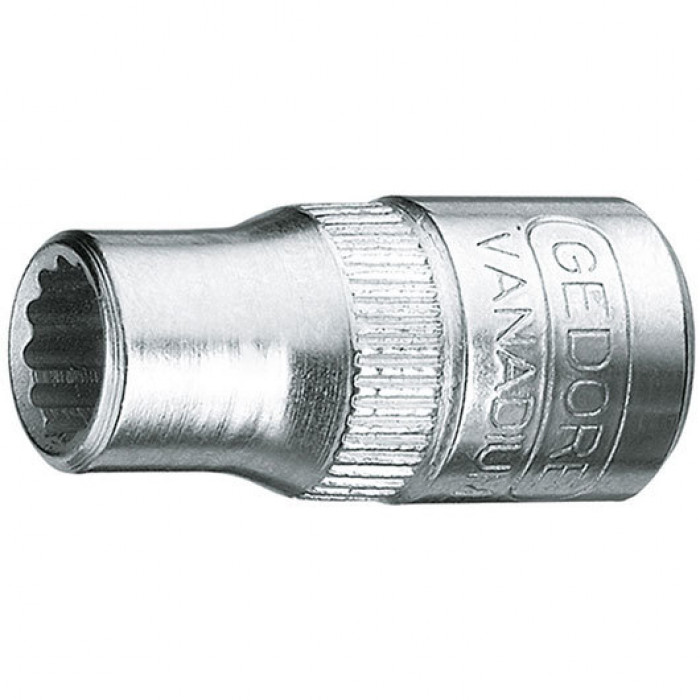 Головка торцевая 1/4" двенадцатигранная 1/2" GEDORE 6227450 Головка торцевая 1/4" двенадцатигранная 1/2" GEDORE 6227450